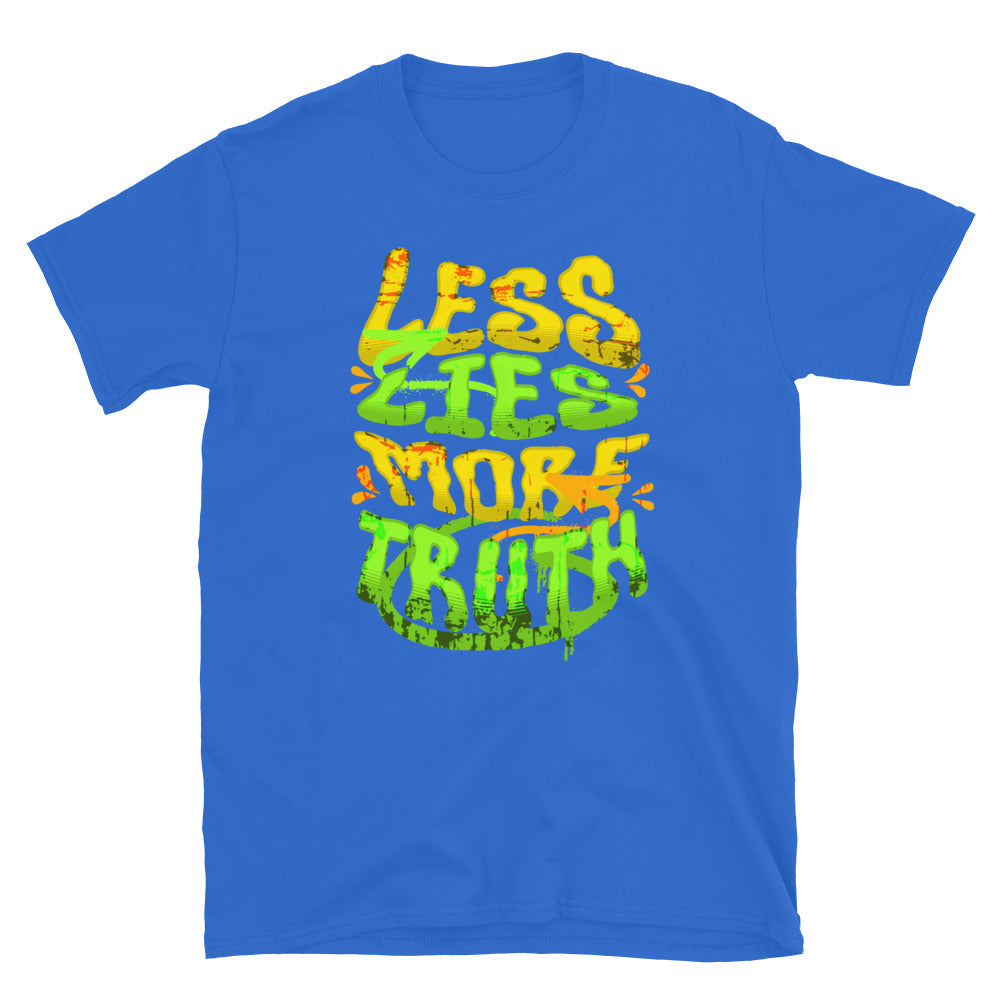 Less Lies More Truth TShirt - Royal Color - https://ascensionemporium.net